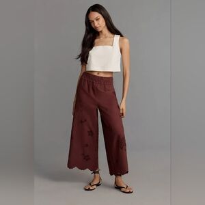 OPEN TO OFFERS Anthropologie The Somerset Crochet Pull-On Pants Size Small